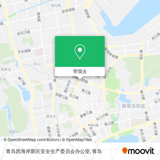 青岛西海岸新区安全生产委员会办公室地图