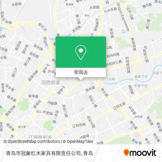 青岛市冠象红木家具有限责任公司地图
