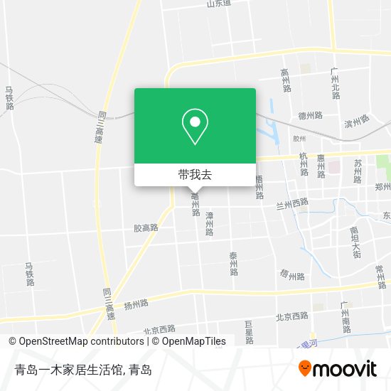 青岛一木家居生活馆地图