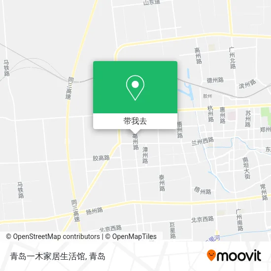 青岛一木家居生活馆地图