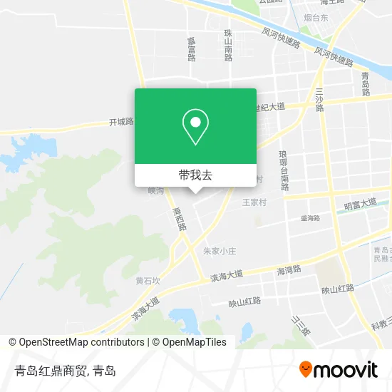 青岛红鼎商贸地图