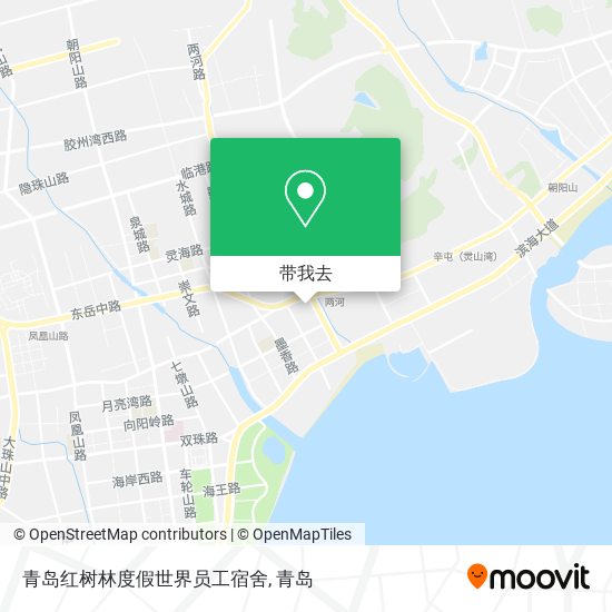 青岛红树林度假世界员工宿舍地图