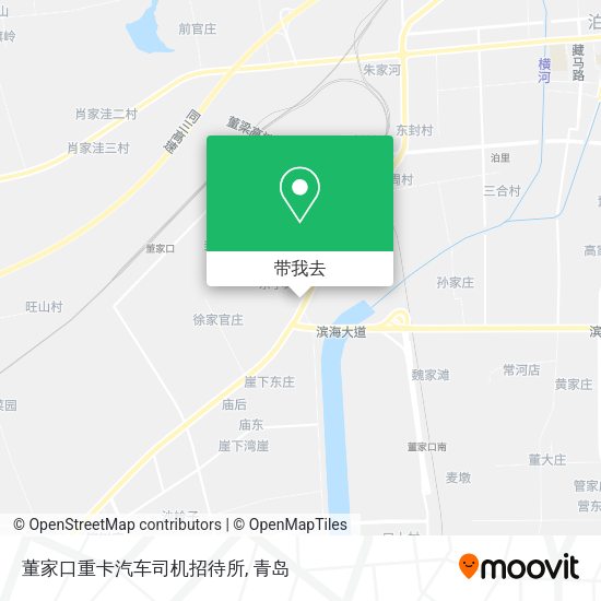 董家口重卡汽车司机招待所地图