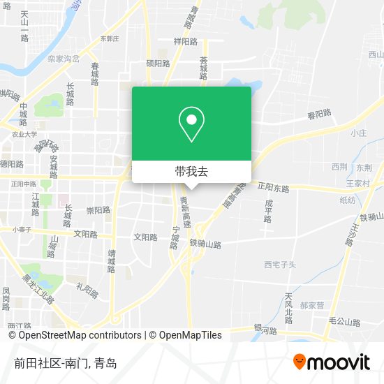 前田社区-南门地图