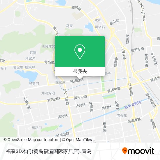 福瀛3D木门(黄岛福瀛国际家居店)地图