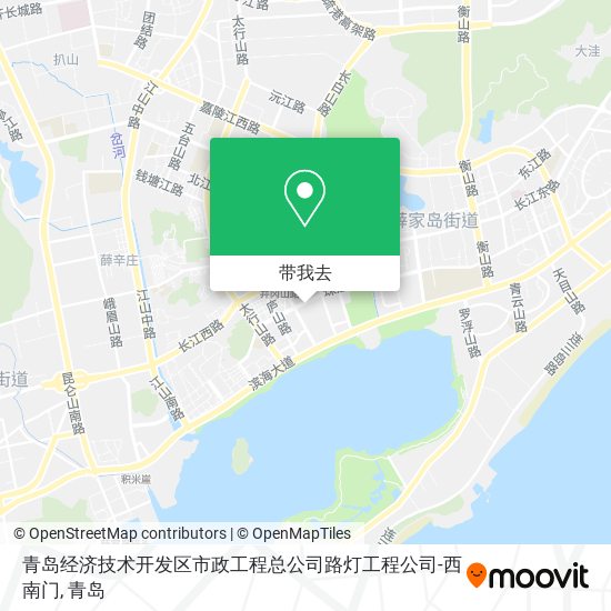 青岛经济技术开发区市政工程总公司路灯工程公司-西南门地图