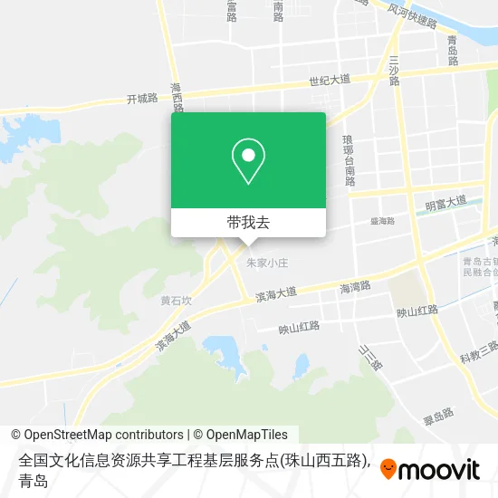全国文化信息资源共享工程基层服务点(珠山西五路)地图