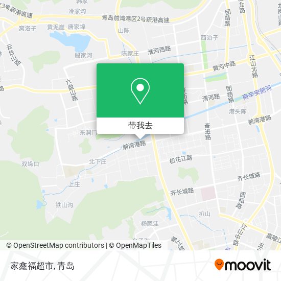 家鑫福超市地图