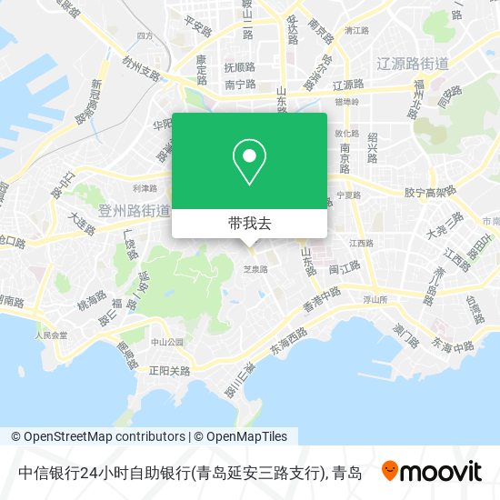 中信银行24小时自助银行(青岛延安三路支行)地图