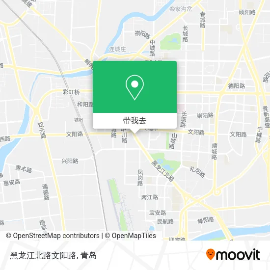 黑龙江北路文阳路地图