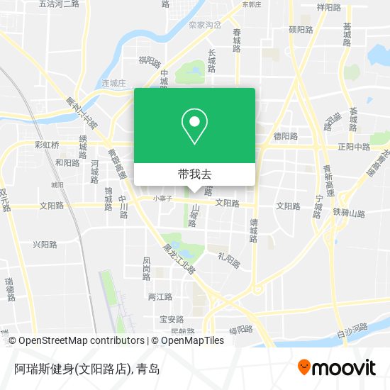 阿瑞斯健身(文阳路店)地图