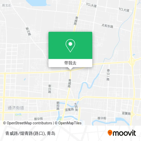 青威路/烟青路(路口)地图
