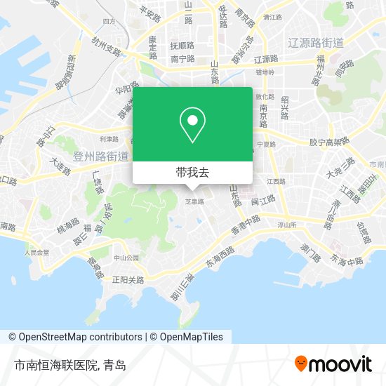 市南恒海联医院地图
