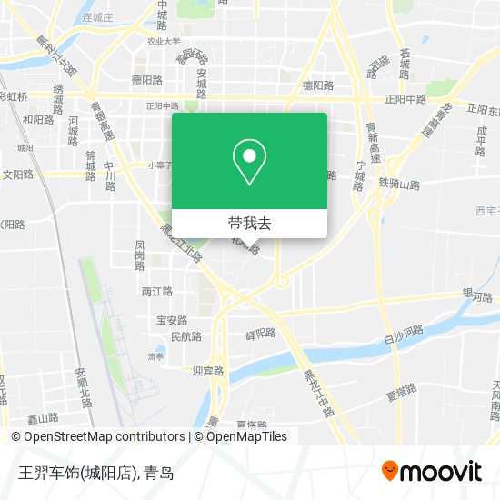 王羿车饰(城阳店)地图