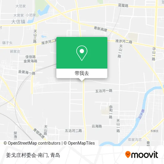 姜戈庄村委会-南门地图