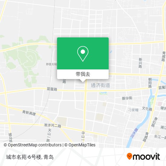 城市名苑-6号楼地图