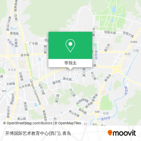 开博国际艺术教育中心(西门)地图