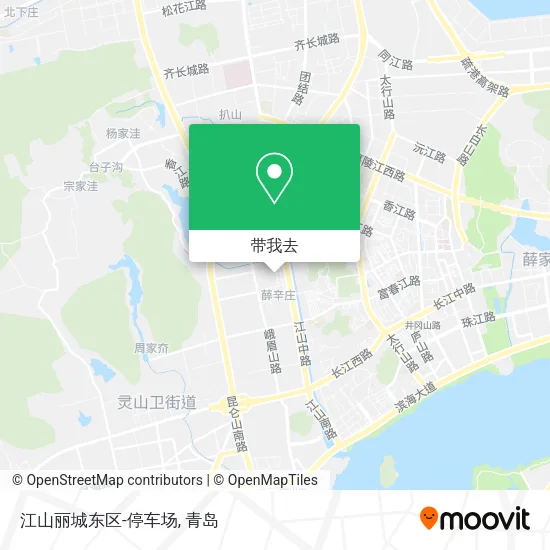 江山丽城东区-停车场地图