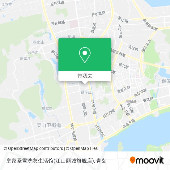 皇家圣雪洗衣生活馆(江山丽城旗舰店)地图