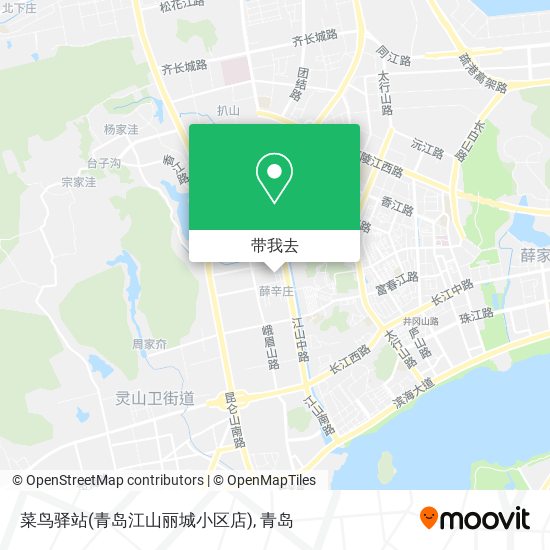 菜鸟驿站(青岛江山丽城小区店)地图