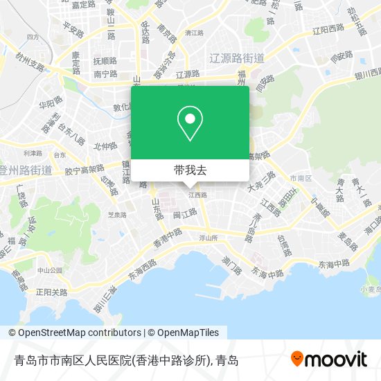 青岛市市南区人民医院(香港中路诊所)地图