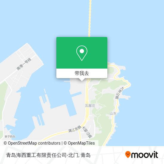 青岛海西重工有限责任公司-北门地图