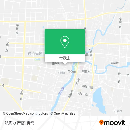 航海水产店地图
