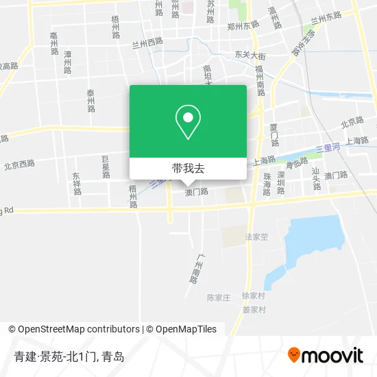 青建·景苑-北1门地图