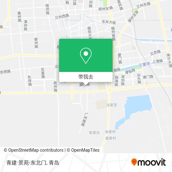 青建·景苑-东北门地图