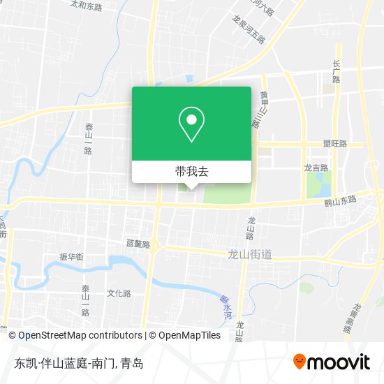 东凯·伴山蓝庭-南门地图