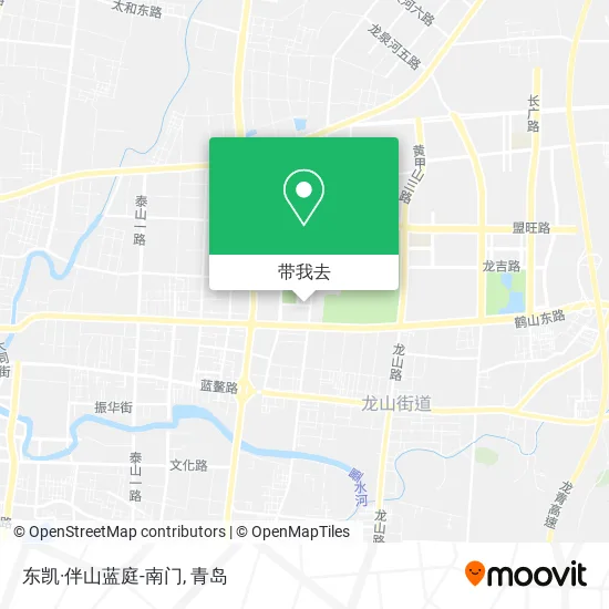 东凯·伴山蓝庭-南门地图