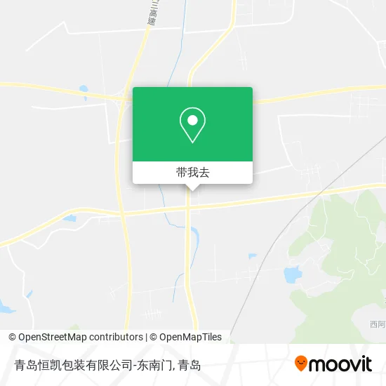 青岛恒凯包装有限公司-东南门地图