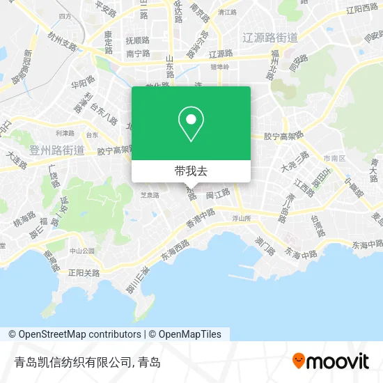 青岛凯信纺织有限公司地图