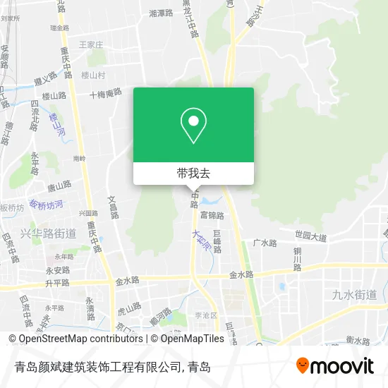 青岛颜斌建筑装饰工程有限公司地图