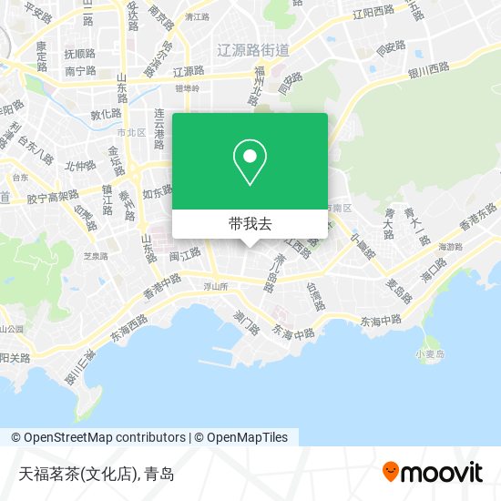 天福茗茶(文化店)地图