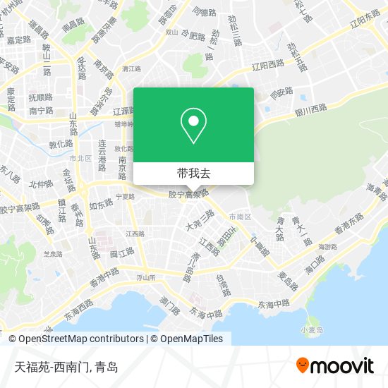 天福苑-西南门地图