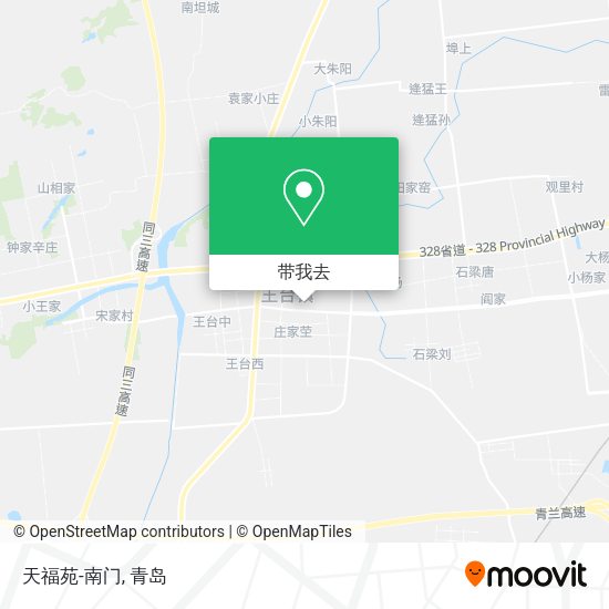 天福苑-南门地图
