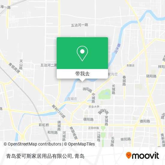 青岛爱可斯家居用品有限公司地图