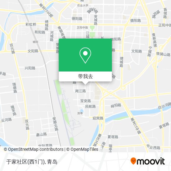 于家社区(西1门)地图