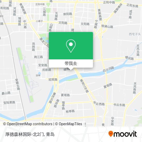 厚德森林国际-北2门地图
