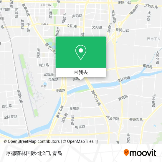 厚德森林国际-北2门地图