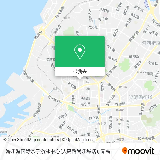 海乐游国际亲子游泳中心(人民路尚乐城店)地图