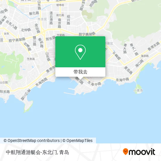 中航翔通游艇会-东北门地图