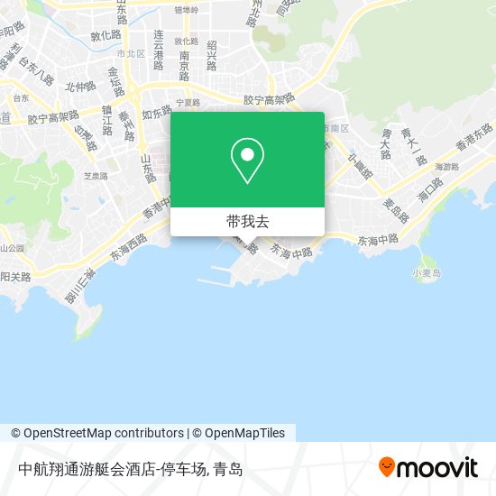 中航翔通游艇会酒店-停车场地图