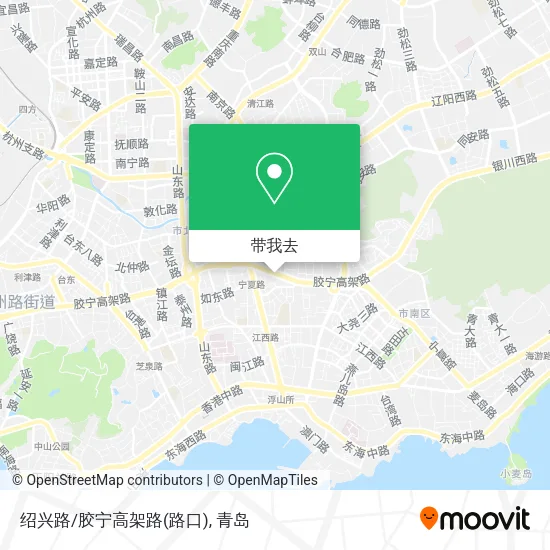 绍兴路/胶宁高架路(路口)地图