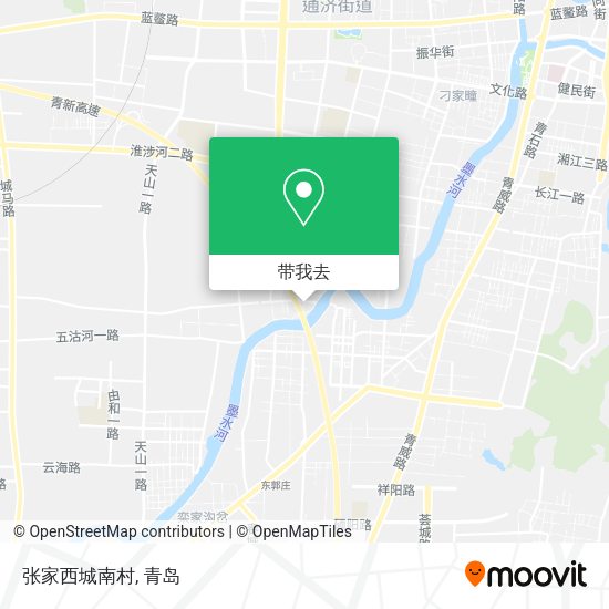 张家西城南村地图