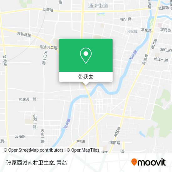 张家西城南村卫生室地图