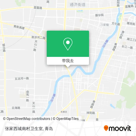 张家西城南村卫生室地图