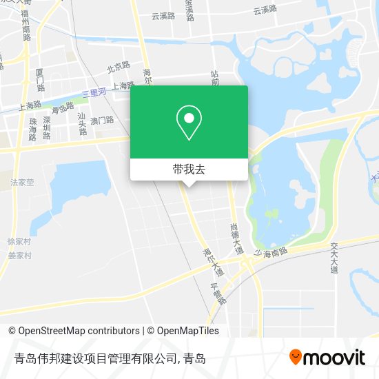 青岛伟邦建设项目管理有限公司地图
