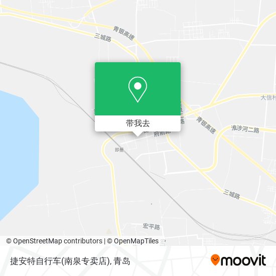 捷安特自行车(南泉专卖店)地图